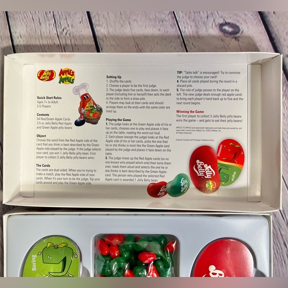 NEW Apples to Apples (JellyBelly Special Edition) Card Game w/ JellyBellys. - Picture 6 of 13